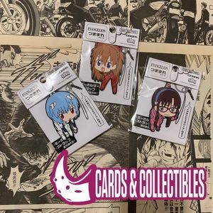 Neon Genesis Evangelion Rubber Key Rings Pilots set of 3